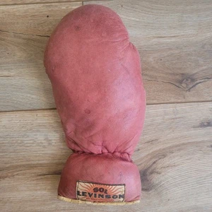 Sol Levinson Antik 1930er Boxhandschuh links Fighter Mitt San Francisco Vintage selten - Bild 1 von 12