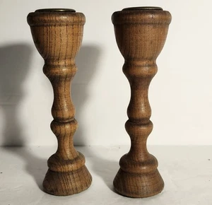 2 candelabros de madera 5,25 X 1,5 - Imagen 1 de 4