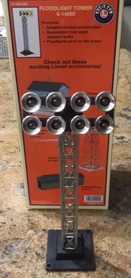 Lionel 6-14092 floodlight tower in original box. Works - Image 1 of 4