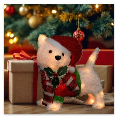 Westie Christmas Indoor/Outdoor Light-Up West Highland Terrier 🎄Ready to ship! - Image 1 of 4