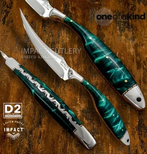 Modell # 5294 Custom Full Tang Enthäutungsmesser handgefertigt von Impact Cutlery | D2 - Bild 1 von 10