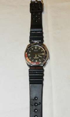 Vintage SEIKO Watch Diver Professional 200m Pepsi Needs Battery & Pin  -)))'  - image 1 of 4