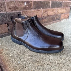 Florsheim Chelsea Boots Herren Größe 10 Loedin Stahlkappe Arbeit Braun - Bild 1 von 9