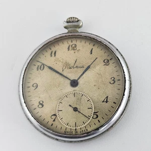 Vintage CASE Pocket Watch USSR MOLNIJA SOVIET Watch Parts - Picture 1 of 8