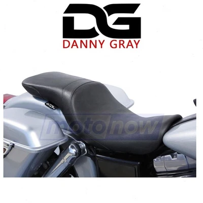 Danny Gray LowIST 2-Up Vinyl Seats for 2007-2014 Harley Davidson FXDC Super ip - Imagem 1 de 4