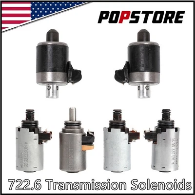 6Pcs 722.6 Transmission Solenoid Fits 1994-05 Mercedes Benz E320 E420 E430 E500 - Image 1 of 4