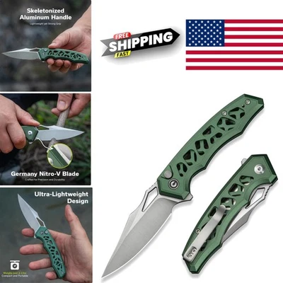 Manual Folding Knife 2.98 Inch Nitro V Blade Textured Grip Lightweight Design - Image 1 of 4