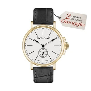 Orologio da Uomo Boccadamo prince Classico Solo Tempo Cassa Dorata PN006B - Foto 1 di 2