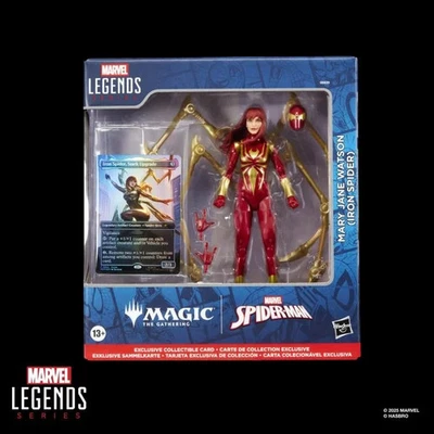 Hasbro Marvel Legends x Magic: The Gathering Mary Jane Watson Iron Spider Figure - Image 1 of 4