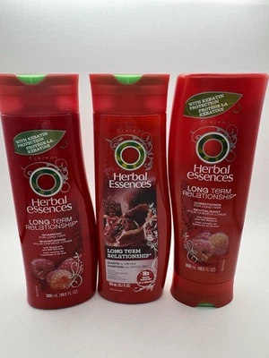 3 Herbal Essences Long Term Relationship CONDITIONER & Shampoo 10.1 fl oz OG - Image 1 of 4