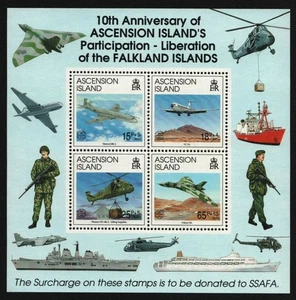 Ascensión 1992 - Mi-Nr. Bloque 23 ** - MNH - Aviones / Aviones - Imagen 1 de 1