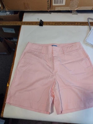 Women's Dockers Pink Denim Shorts 14 New - Image 1 of 4