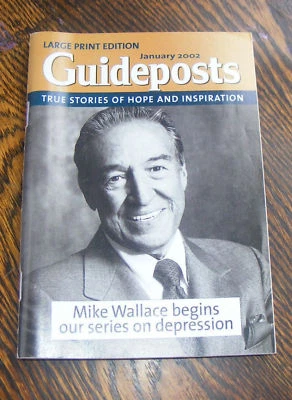 Guideposts Large Print ED 2002 Mike Wallace Depression - Image 1 of 3