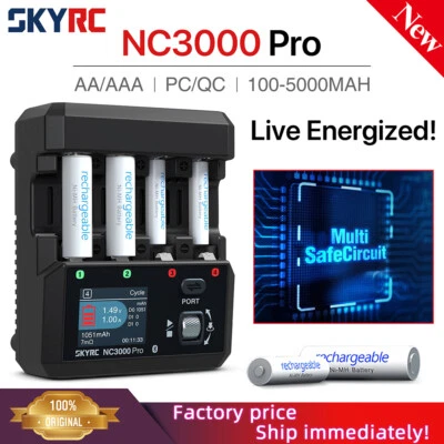 SkyRC NC3000 Pro NiMH NiCd Battery Charger LED APP Control Smart Battery Charger - Image 1 of 4