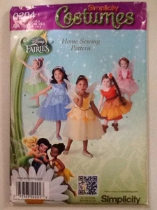 Simplicity Costumes 0204 Size AA Disney Fairies Child's And Toddler Uncut - Picture 1 of 1