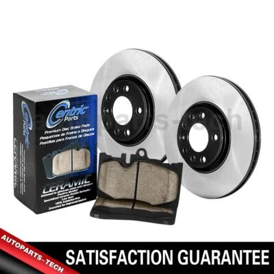 3x Centric Parts Front Disc Brake Pad Set Disc Brake Rotor For 240SX 1989~1998 - Image 1 of 4