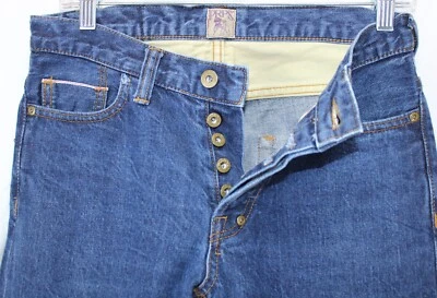 PRPS Jeans Mens 29 (29x33) Blue Denim Pant Dark Wash 5 Button Fly Closure - Image 1 of 4