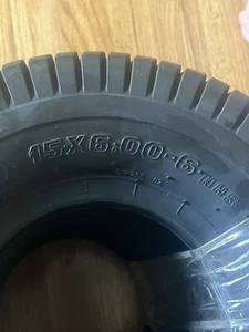 Deestone DS7217 15X6.00-6 Rib Tyre - Picture 1 of 5