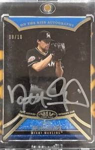 2013 Topps Tier One - On The Rise Auto Nate Eovaldi Silver Ink /10 - Picture 1 of 2