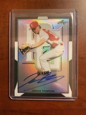 2019 Leaf Perfect Game All American Classic Jordan Thompson Black Metal SN:08/15