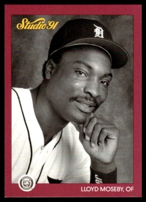 1991 Studio #56 Lloyd Moseby Detroit Tigers - Image 1 of 2