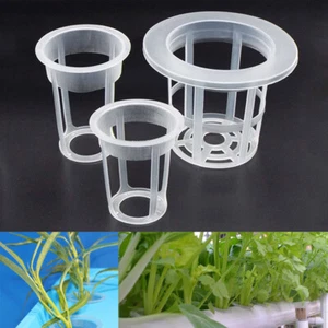 20x Soilless Hydroponic Colonization Mesh Grow Pots Net Cup Vegs Planting Basket - Picture 1 of 10