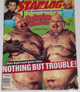 STARLOG MAGAZINE MARCH 1991 #164 EDWARD SCISSORHANDS Dan Aykroyd Label free - Picture 1 of 23