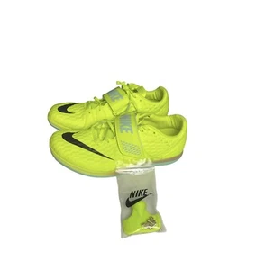 Nike Zoom High Jump HJ Elite Track Spikes Volt Mint Men's Size 9 DR9925-700 NWOB - Picture 1 of 9