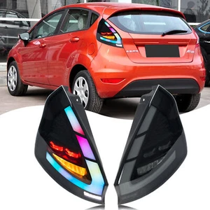 RGB LED Sequential Tail Lights for Ford Fiesta Hatchback SE ST 2011-2019 Lamps - Picture 1 of 5