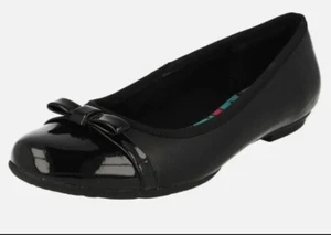 Clark’s By Bootleg Tizz Fizz Girls/Ladies Leather/Man Made Shoes UK 8.5G EU 42.5 - Picture 1 of 5
