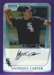 2011 Bowman Chrome Prospects Purple Refractors