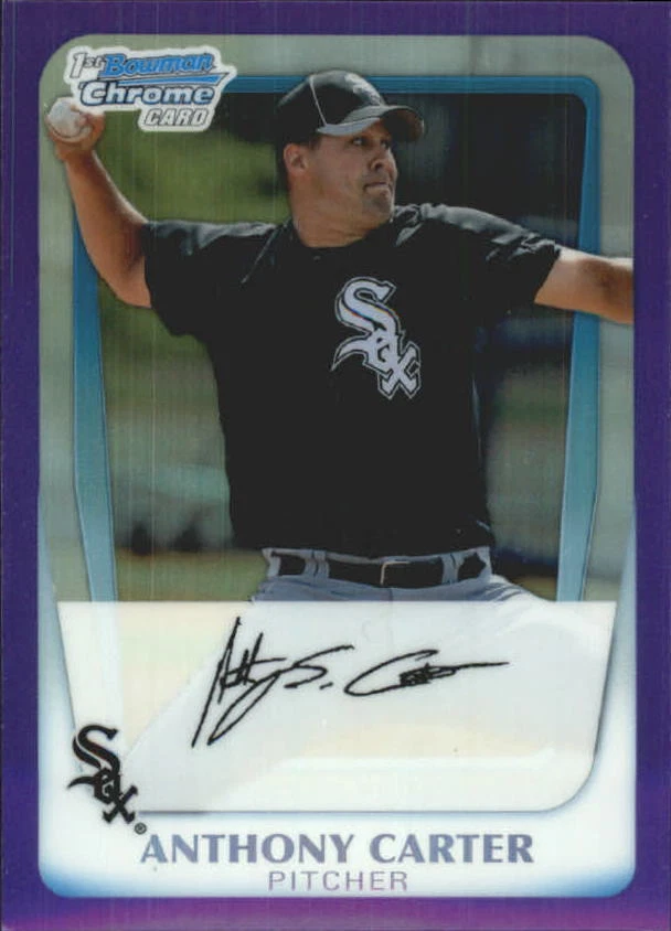 2011 Bowman Chrome Prospects Purple Refractors - Image 1 of 1