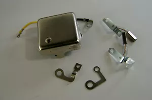 ALTERNATOR REGULATOR & BRUSHES TO FIT SOME LUCAS ACR 15 16 17 18 130637 ABR5406 - Picture 1 of 6