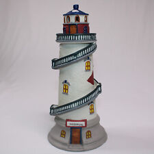 Vintage Lemax Christmas Village Collection 1995 Haverford Lighthouse 10.5" Decor