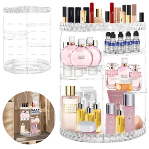 Make Up Organizer Schminktisch Organizer Kosmetik Aufbewahrungsbox 360° Drehbar - Bild 1 von 12