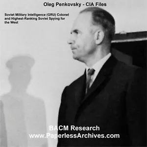 Oleg Penkovsky - Soviet Intelligence (GRU) Colonel, Highest Soviet Spy/Drive - Picture 1 of 13