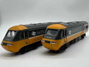 T390 Hornby BR HST Inter-City 125 Power and Dummy Set PLAYWORN TESTED RUNNER - Foto 1 di 23