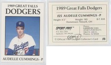 1989 Sport Pro Great Falls Dodgers Audelle Cummings #8