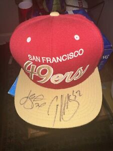 Patrick Willis & Joe Staley Signed 49ers Hat