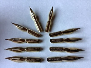 Vintage Dip Pen Federn x 20 "The Chimes Pen" Liverpool Crescent Co. Pristine NOS - Bild 1 von 5