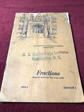 Antique USMC 1939 Training Manual - AS IS 