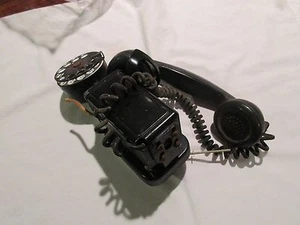 Telefon, Vintage, Przedmiot kolekcjonerski, Rzadki w zestawie z tan dzwonek pudełko (malowane), Unikalny - Zdjęcie 1 z 12