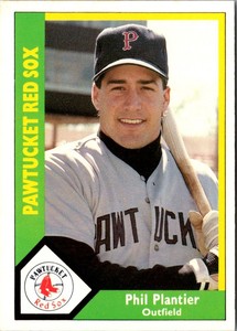 1990 CMC Pawtucket Red Sox Phil Plantier #21 Pawtucket Red Sox