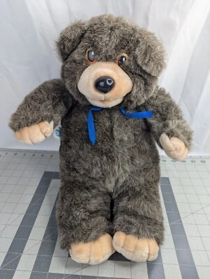 Hasbro Softies Bingo Bear Plush Puppet WORKS 1986 Stuffed Animal Toy - Image 1 of 4