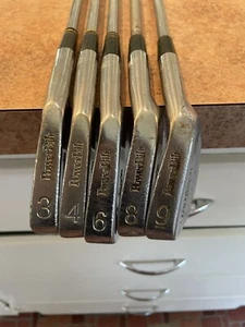 Powerbilt Scotch Blade Iron Set Incomplete Needs Work 3/4/6/8/9 True Temper Gold - Picture 1 of 7