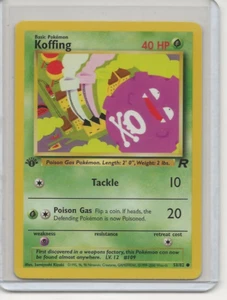 Pokemon Koffing 58/82 1. Edition Team Rocket NM - Bild 1 von 2