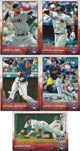 Cleveland Indians 2015 Topps OPENING DAY Team Set Carlos Santana Corey Kluber - Picture 1 of 1