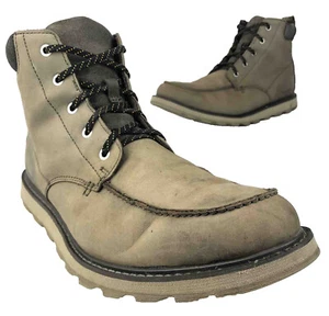 Sorel Madson II Moc Puntera Botines Hombre’s 13 Cuero Marrón Impermeable Chukka - Imagen 1 de 12