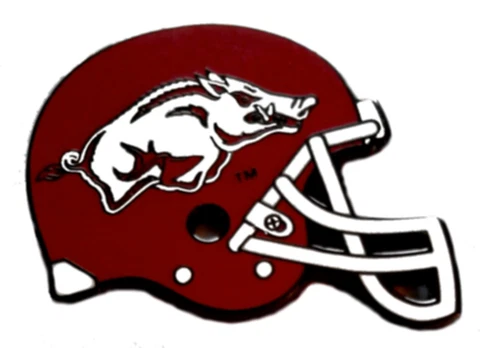 Arkansas Razorbacks Pins University of Arkansas Pins Football Helmet NCAA Pin Cover