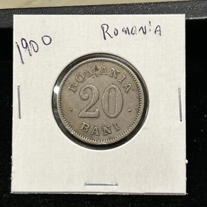 1900 Romania 20 Bani *SCARCE* HARD TO FIND COIN* Original - Picture 1 of 9